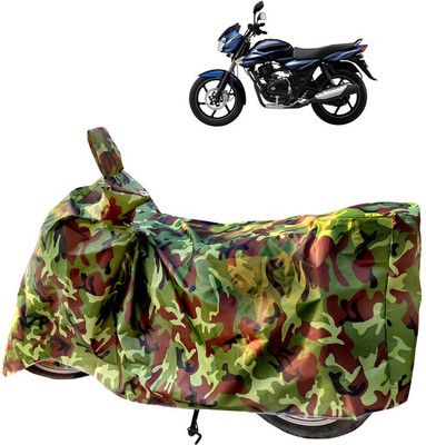 Horseyaart Two Wheeler Cover for Bajaj(Discover 135, Green)