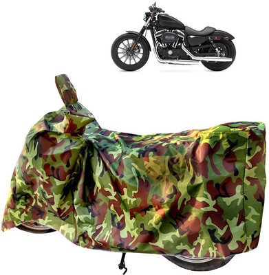 Horseyaart Two Wheeler Cover for Harley Davidson(XL 883, Green)