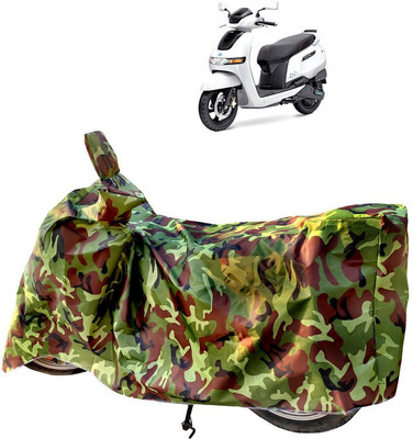 Horseyaart Two Wheeler Cover for TVS(iQube, Green)