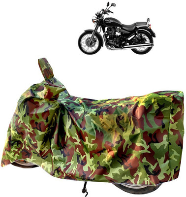 Horseyaart Two Wheeler Cover for Royal Enfield(Thunderbird 350, Green)
