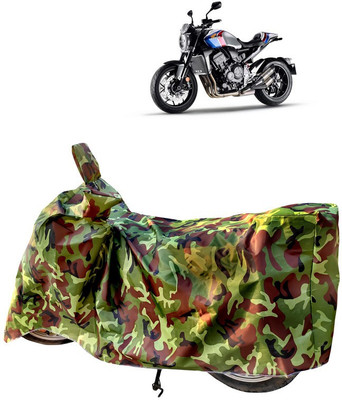 Horseyaart Two Wheeler Cover for Honda(CB1000R Plus, Green)