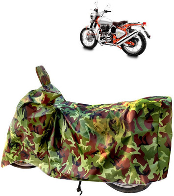 Horseyaart Two Wheeler Cover for Royal Enfield(Bullet Trials 350, Green)
