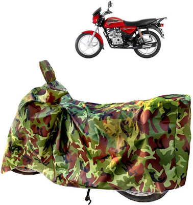 Horseyaart Two Wheeler Cover for Bajaj(Boxer AT, Green)