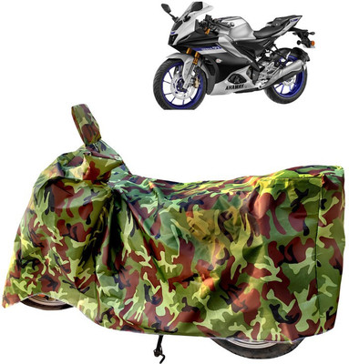 Horseyaart Two Wheeler Cover for Yamaha(YZF R15 S, Green)