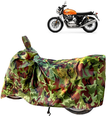 Horseyaart Two Wheeler Cover for Royal Enfield(Interceptor 650, Green)