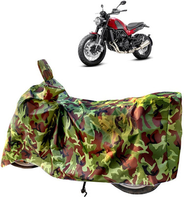 Horseyaart Two Wheeler Cover for Benelli(Leoncino, Green)