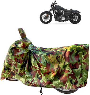 Horseyaart Two Wheeler Cover for Harley Davidson(Iron 883, Green)