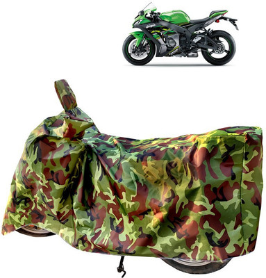 Horseyaart Two Wheeler Cover for Kawasaki(Ninja ZX 10R, Green)