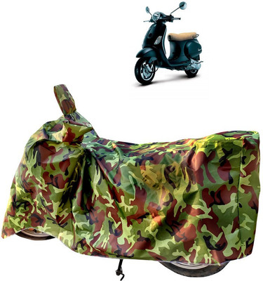 Horseyaart Two Wheeler Cover for Vespa(Vespa LX, Green)