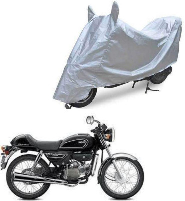 Oshotto Waterproof Two Wheeler Cover for Hero Dust and Water Proof Double Mirror Pocket Silvertech Bike Body Cover for KTM 790 Duke(Silver)