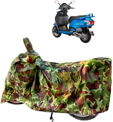 Horseyaart Two Wheeler Cover for Hero(Electric Zippy, Green)