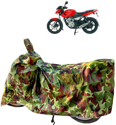 Horseyaart Two Wheeler Cover for Bajaj(Pulsar 135 LS DTS-i, Green)