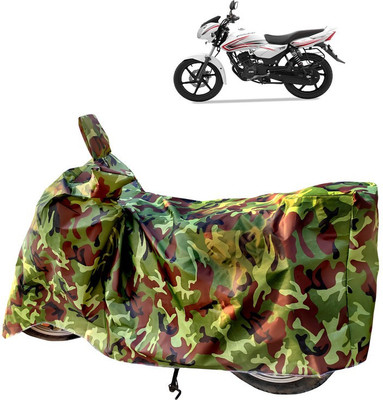 Horseyaart Two Wheeler Cover for TVS(Phoenix 125, Green)