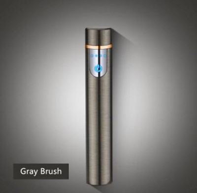 Gabbar Round Shape Lighter , High Sensitive Touch Sensor With USB Rechargeable Grey RTL Cigarette Lighter(Grey)