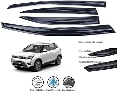 JEET ENTERPRISES For Front, Rear Wind Deflector(Tinted Mahindra XUV300 W4 Petrol)