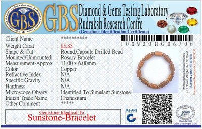 Kesar Zems Stone Bracelet