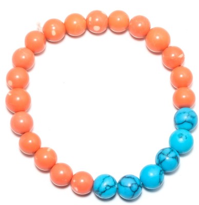 KGN GEMS Stone Agate, Turquoise Bracelet