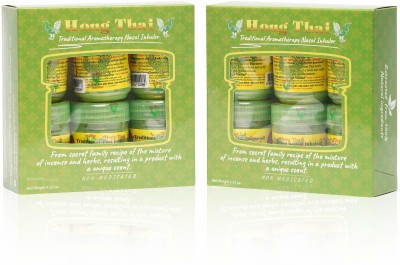 Hong Thai BRAND COMPOUND HERB IMPORTED INHALER FROM THAILAND-40 GRAM Inhaler - ( PACK OF 12 ) Inhaler(12 x 40 g)