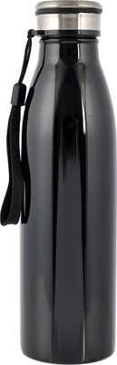 KUBER INDUSTRIES 750 ml Steel Bottle(Pack of 1, Black)