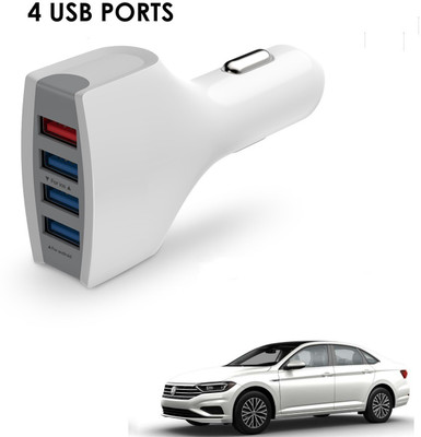 KOZDIKO 21 W Turbo Car Charger(White, With USB Cable)