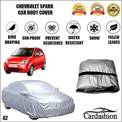 cardashion Car Cover For Chevrolet Spark(Silver)