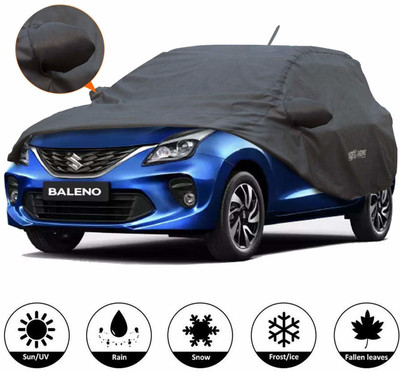 Trac Car Cover For Maruti Suzuki Baleno (Without Mirror Pockets)(Maroon)