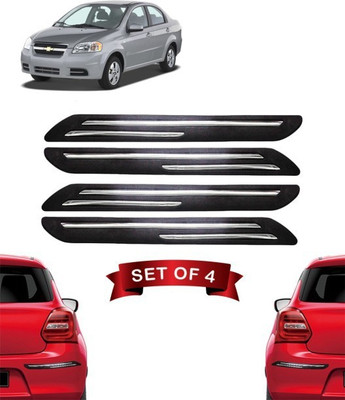 Max In Rubber Car Bumper Guard(Black, Pack of 4, Maruti, WagonR)