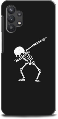 INDICRAFT Back Cover for SAMSUNG Galaxy M32 5G DAB, SKELETON, BLACK, WHITE, ABSTRACT ART(Multicolor, Shock Proof, Pack of: 1)