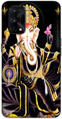 iprinto Back Cover for Realme X7 Pro, Realme X7 Pro 5G lord ganesha Back Cover(Black, Dual Protection, Silicon, Pack of: 1)