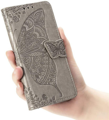 Clickcase Flip Cover for Mi Redmi Note 4(Grey, Dual Protection)