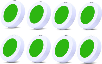 ambert 3 watt led ceiling light green color pack of -8 Ceiling Light Ceiling Lamp(Green)