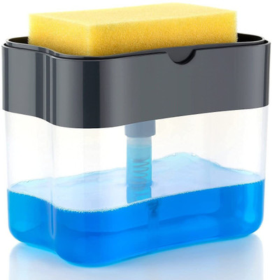 SWISS WONDER Liquid Dishwasher Caddy 310 ml Soap Dispenser(Clear)