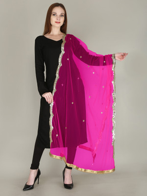 DIAMO Net Embellished Women Dupatta