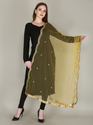 DIAMO Net Embellished Women Dupatta