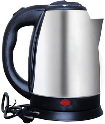 Gantavya Best Buy Fast Boiling Tea Kettle Cordless, Stainless Steel Finish Hot Water Kettle – Tea Kettle, Tea Pot – Hot Water Heater Dispenser Beverage Maker Beverage Maker(2 L, Silver and black)