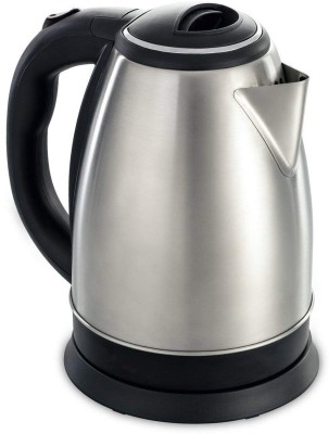 ND BROTHERS Best Stainless Steel Electric Kettle Large Size Tea Coffee Maker Water Boiler Beverage Maker(2 L, Silver , Black)