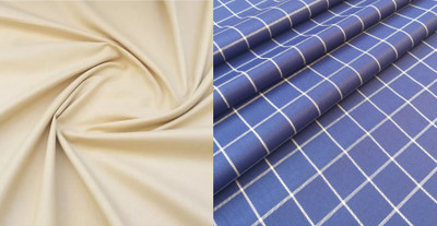 Pri & Su CottLinns Linen Solid Shirt & Trouser Fabric