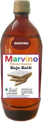 Marvino Kaju Katli Food Flavours Essence for Cakes Whipcream Fondant Sweets Ice-Creams Chocolates Flavoring Syrup Almond Liquid Food Essence(1000 ml)