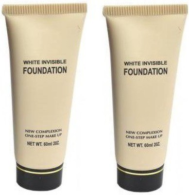 Yoviex ads White invisible foundation & concealer with SPF 15 ( instant whitening effect)(white 60ml each) Foundation (white, 120 ml) Foundation(white, 120 ml)