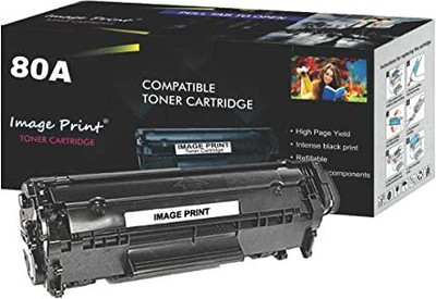 IMAGE PRINT Image print 80A/CF280A Compatible Toner Cartridge for Hp Laserjet Pro 400/ M401/ M401d/ M401dn/ M401dw/ M401n/ M425d/ M425dw (Pack of 1) Black Ink Toner Powder