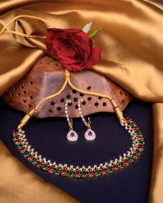 navya collections Alloy Multicolor Jewellery Set(Pack of 1)