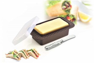 prisma collection Plastic Utility Container  - 500 ml(Brown)