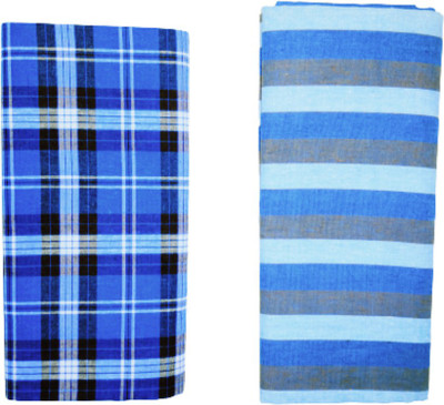 Fassify Checkered Blue Lungi