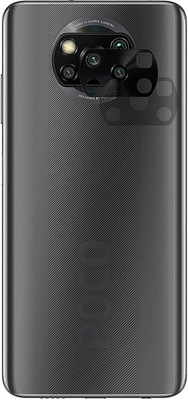 welldesign Back Camera Lens Glass Protector for POCO X3, POCO X 3(Pack of: 1)