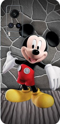 LAMHA Vivo X60, vivoX60 Mobile Skin(Ultra Super Mickey Mouse With High Matte Finish., Mobile Skin (Back+Side+Camera))