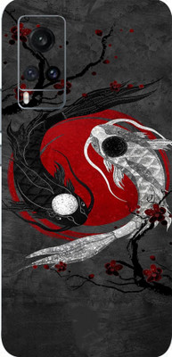 LAMHA Vivo X60 Pro, vivo x60 pro Mobile Skin(Ultra Super Yin Yang With High Matte Finish., Mobile Skin (Back+Side+Camera))