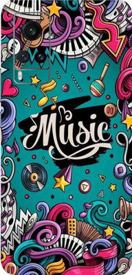 LAMHA VIVO X60 PRO Mobile Skin(Music Graffiti With High Matte Finish.)