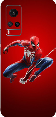 LAMHA Vivo X60, vivoX60 Mobile Skin(Ultra Super Spider Man With High Matte Finish., Mobile Skin (Back+Side+Camera))