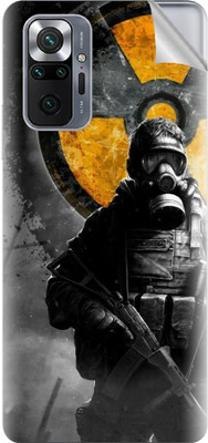 Snooky Xiaomi Redmi Note 10 Pro Mobile Skin(Grey)