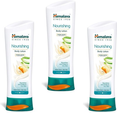 HIMALAYA Nourishing ( Winter Cherry & Aloe Vera ) Body Lotion (Pack of 3 X 100 ML)(300)